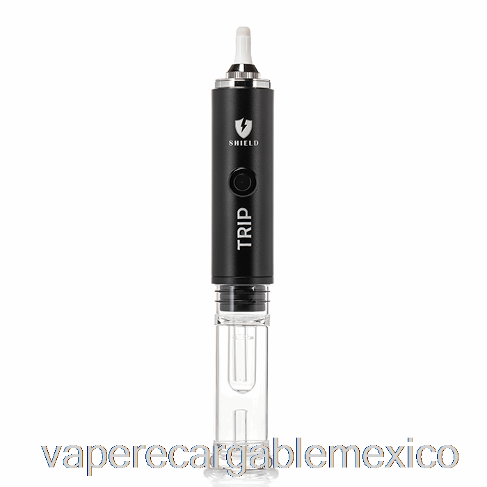 Vape Recargable Escudo Viaje Vaporizador Portátil Kit Negro